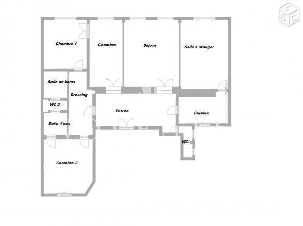 Appartement 5 pièces 196 m²