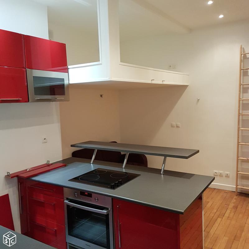 Studio 22m² rue bayen Paris 17ème