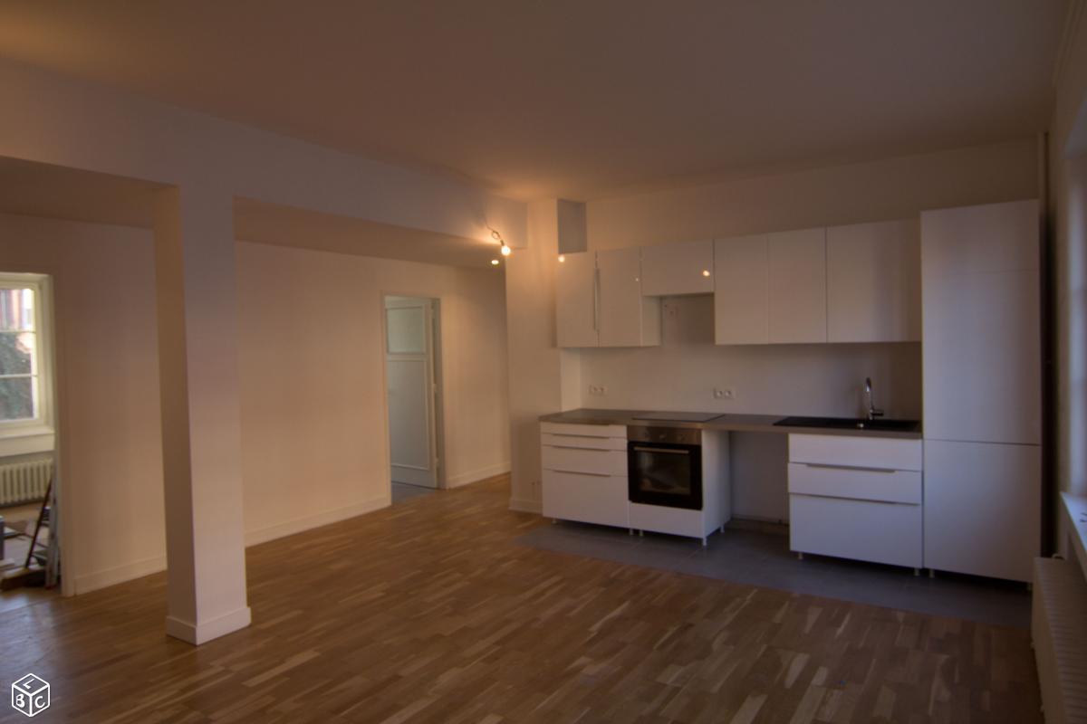 Appartement T3 rénové 66m2