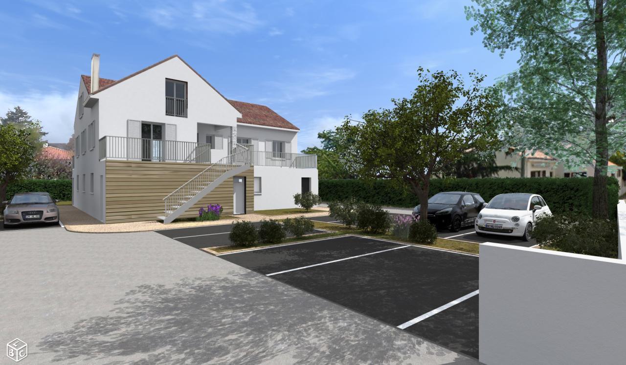 Appartement T3 avec terrasses, CREPY immobilier