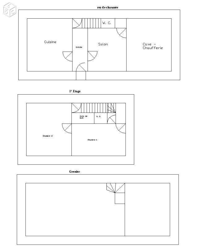 Maison particulière, terrain et dépendanse