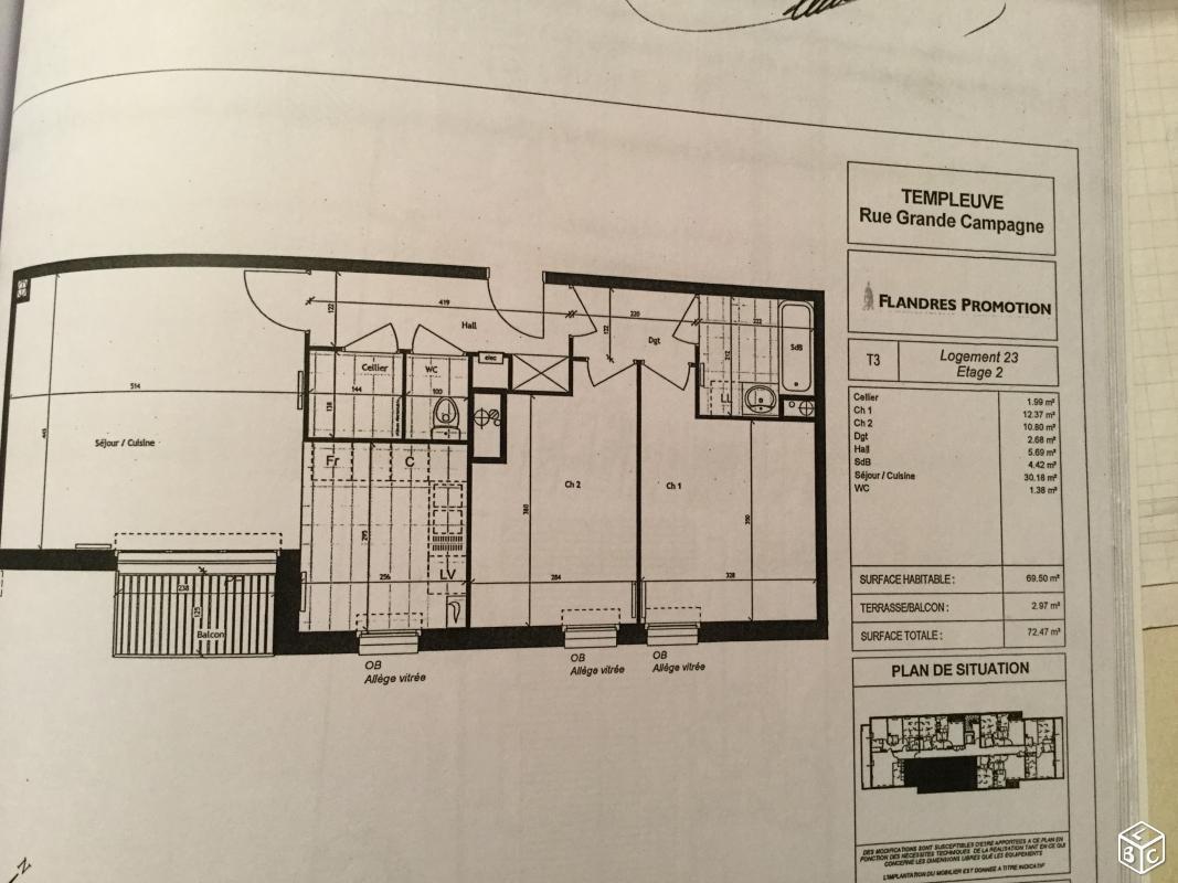 Appartement à  (59242)