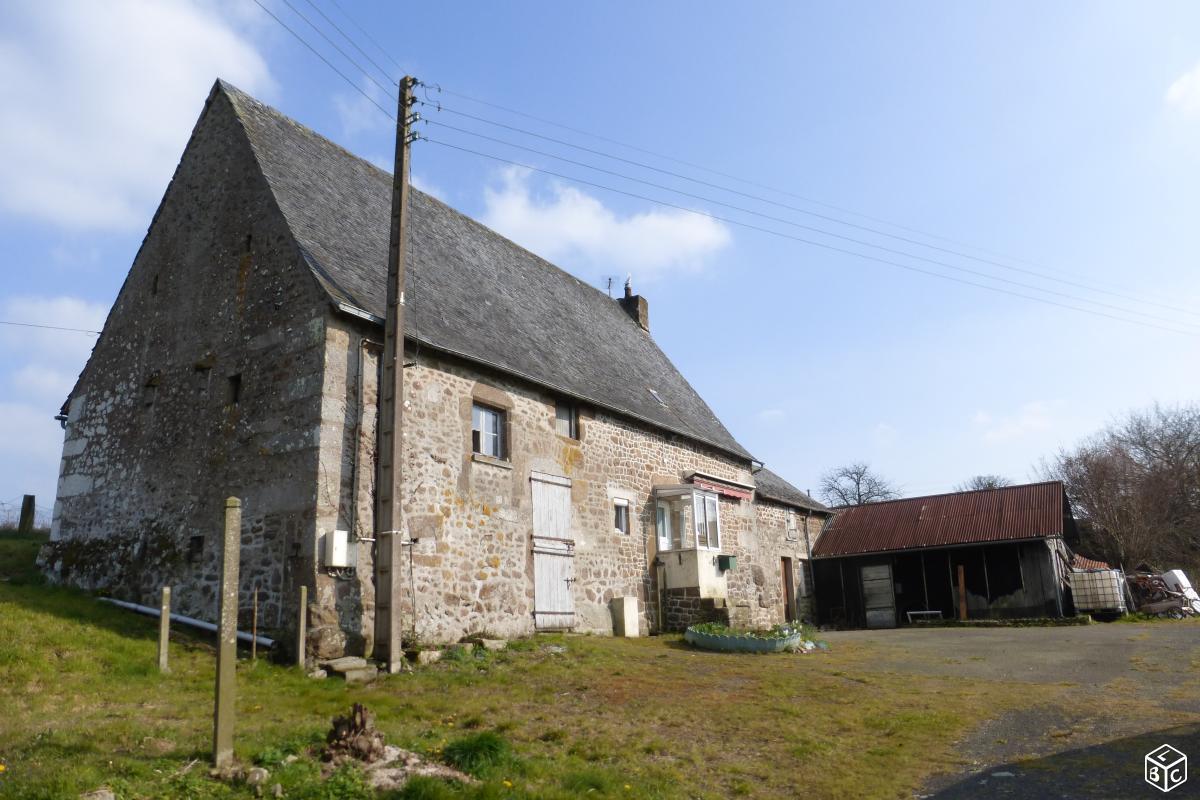 Maison ancienne en pierres avec du potentiel