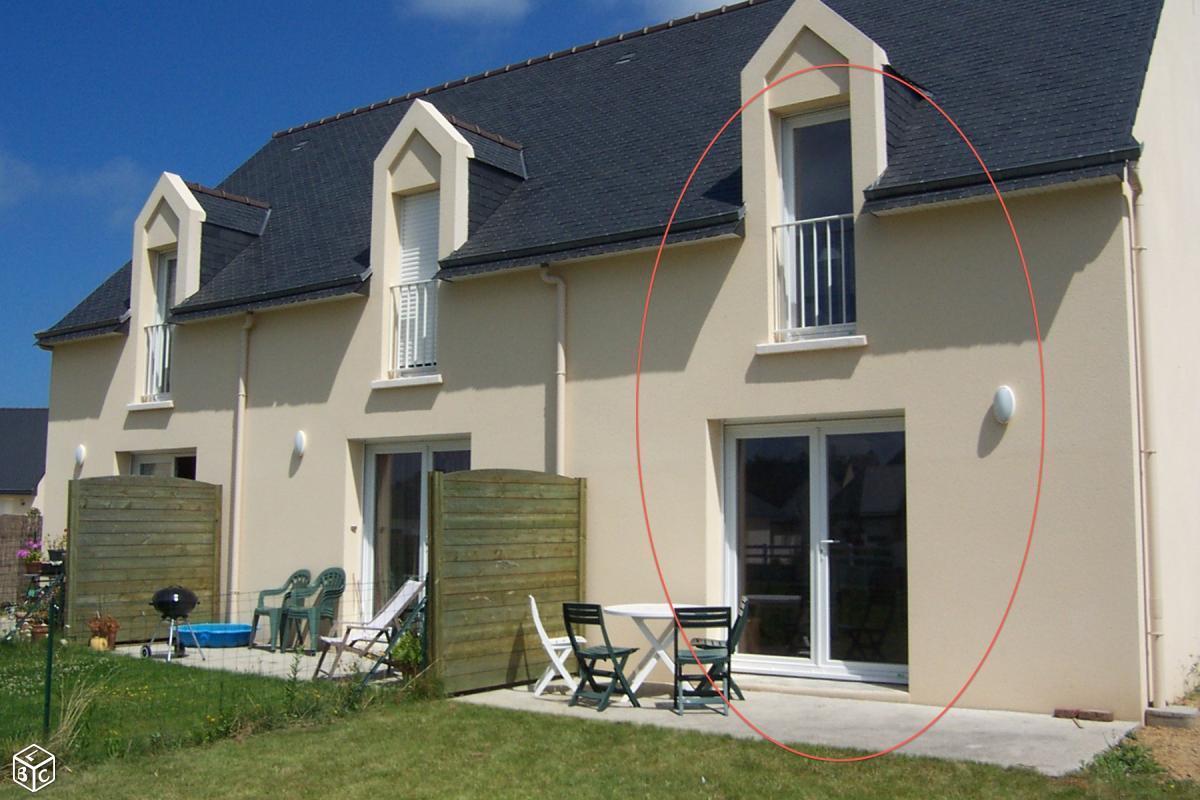 T3 duplex+Jardin. Proche commerces, mer, St Brieuc