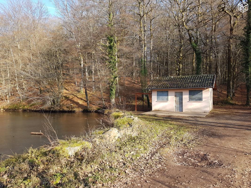 Etangs avec chalet facile d'accès