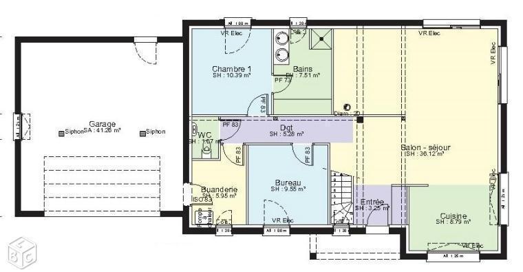 , Maison neuve 4 ch. 132 m² + garage 41 m²