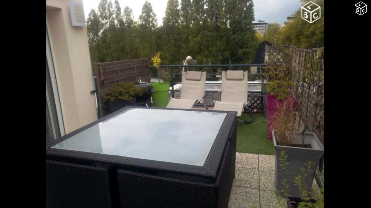 Appartement T3 en duplex + terrasse 20m2