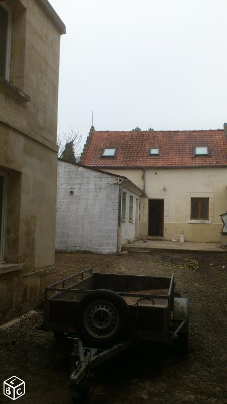 Maison f4 avec cabane, terrasse, petit terrain