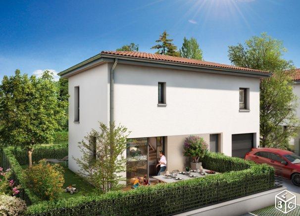 Villa T4 duplex neuve + garage + jardin