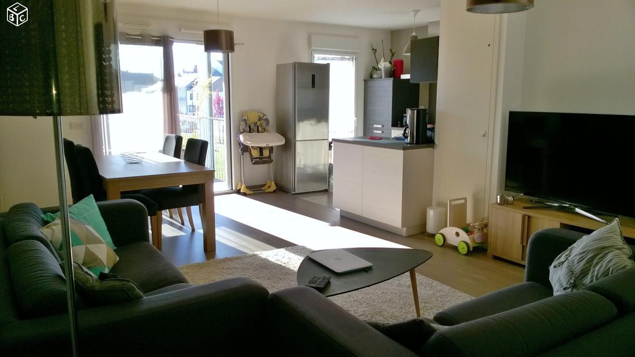 Appartement récent (2014) 3 pièces Quartier Gare