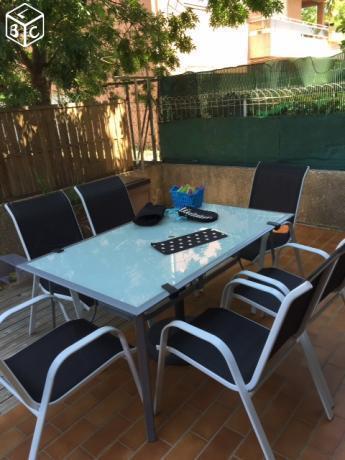 Perpi Sud F2 50 m² rez de chaussée jardin terrasse