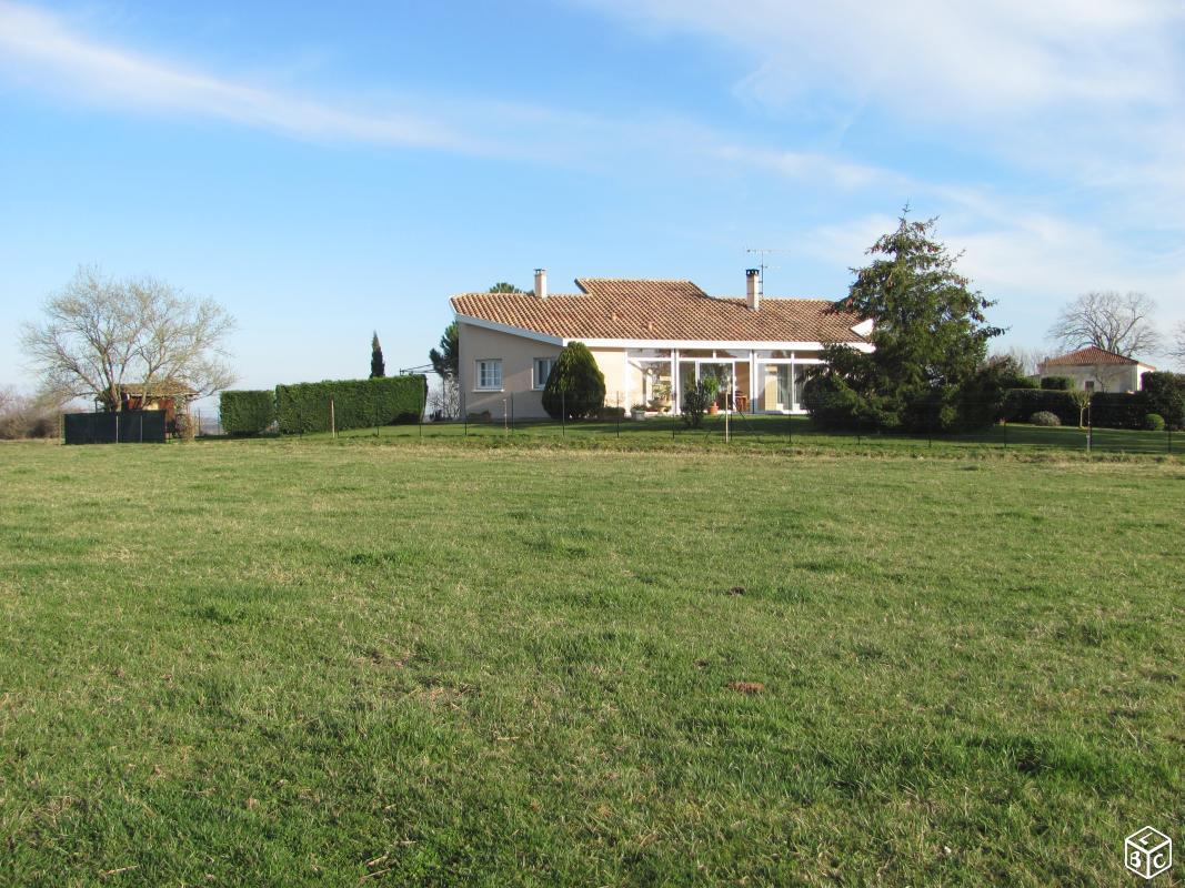 Maison 130m2, terrain clos et arboré