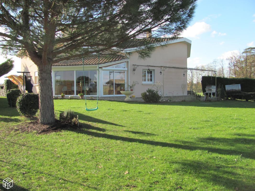 Maison 130m2, terrain clos et arboré