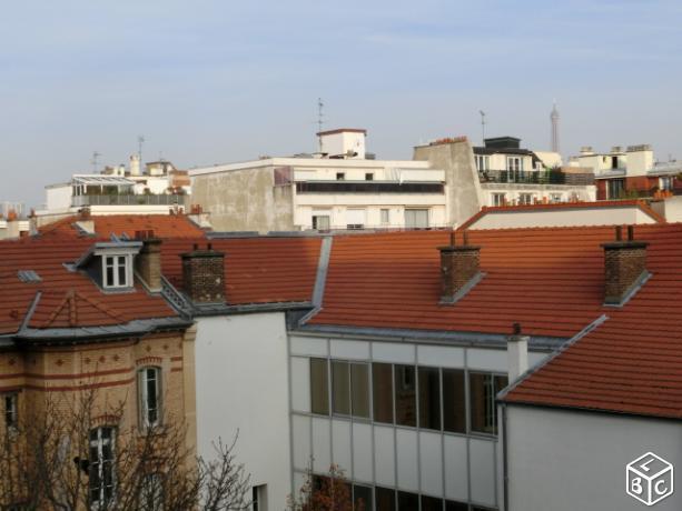 STUDIO MEUBLE NEUF et LUMINEUX avec vue T Eiffel
