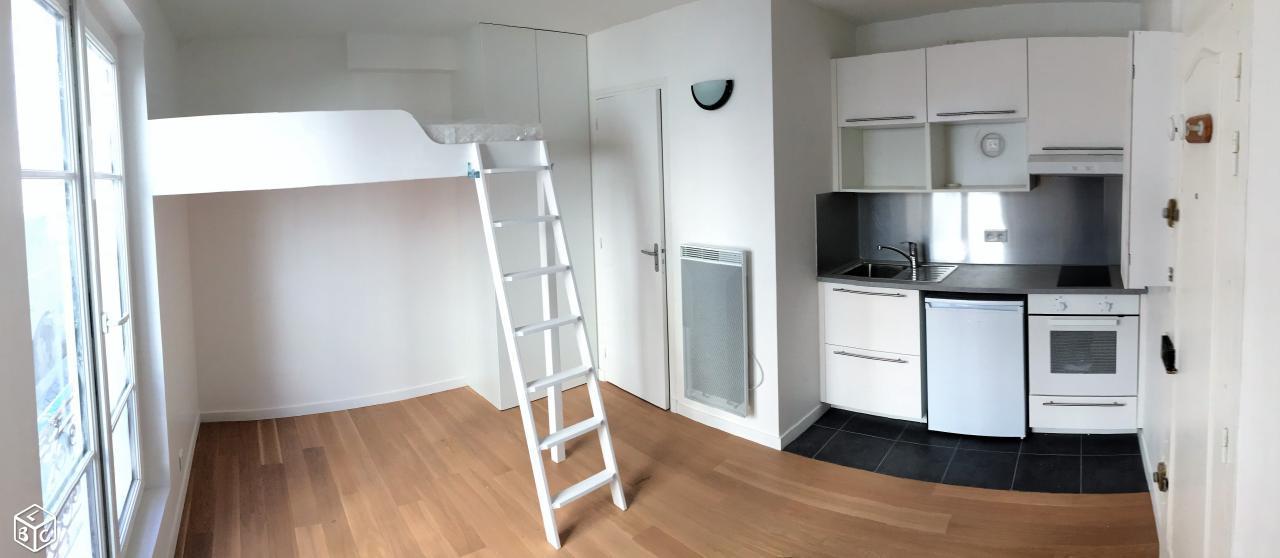 Studio meublé 15 m² refait à neuf