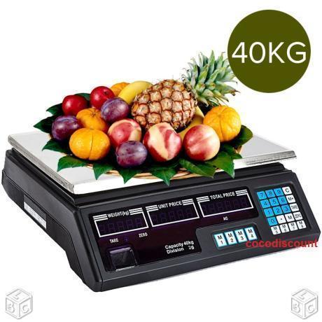 BALANCE PRO COMMERCE 40kg fruit legumes etc NEUF