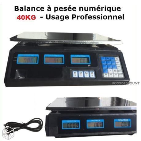 BALANCE PRO 40kg COMMERCE POIDS/PRIX NEUF