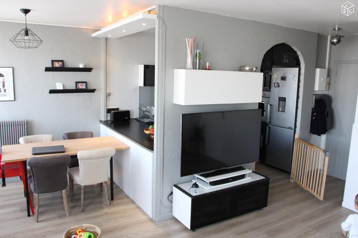 Appartement 2 pièces 45 m²