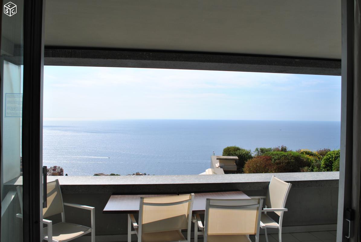 Appartement meuble vue mer, a 5 minutes de Monaco