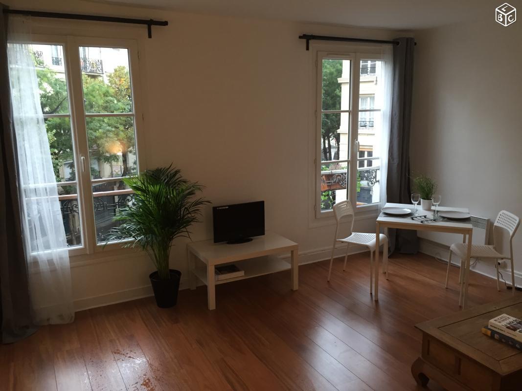 Studio meublé 27m2 Montmartre