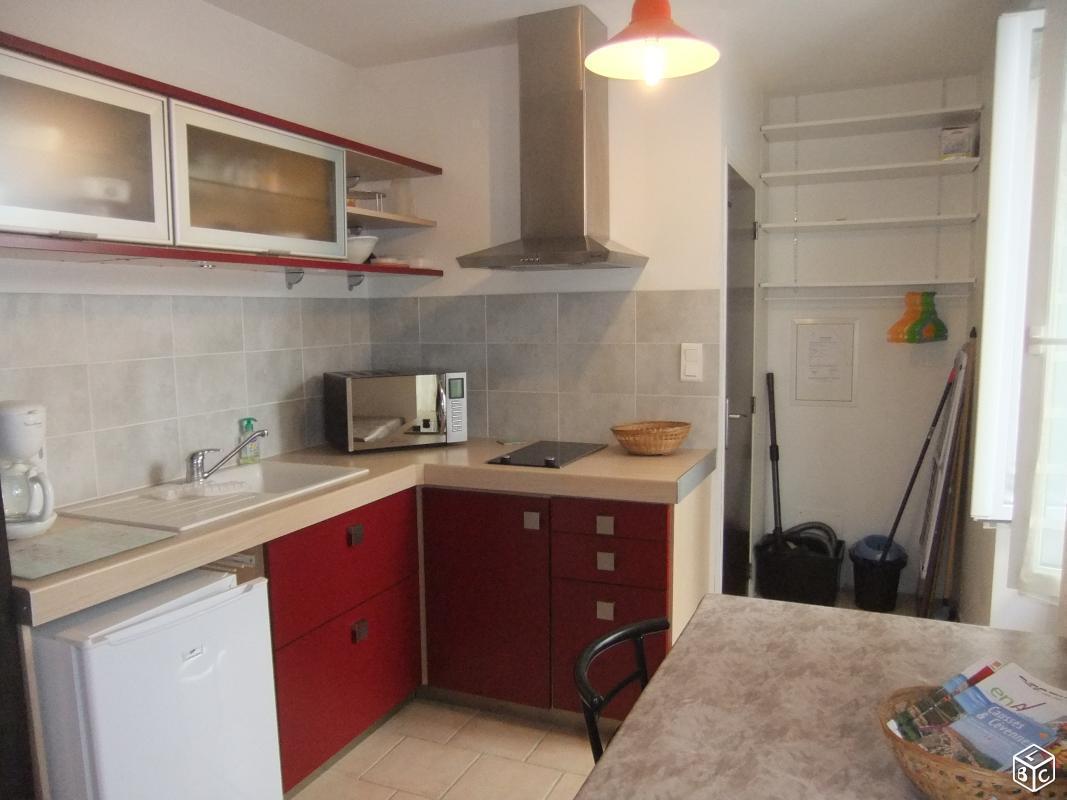 Studio meublé 26m² CV  loc courte durée