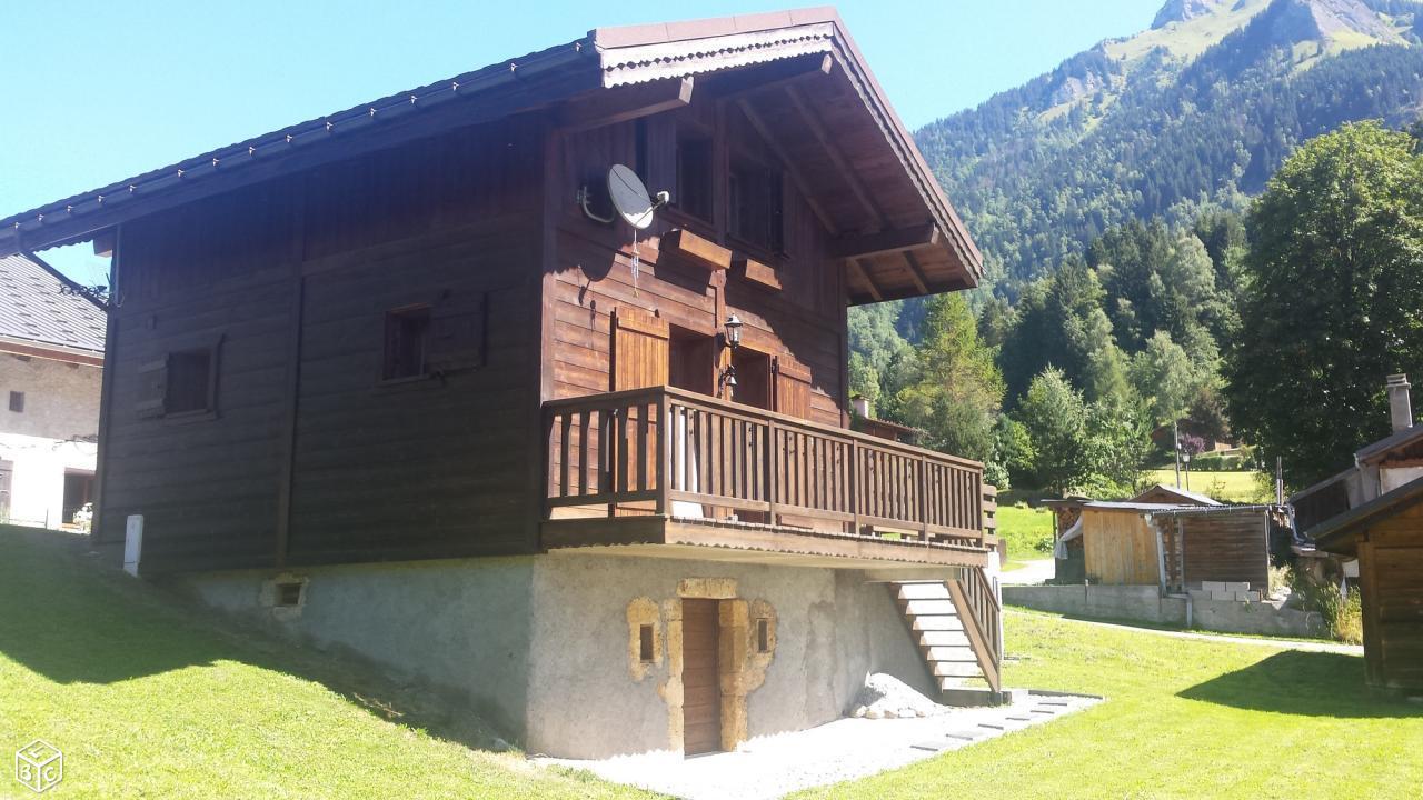 Chalet exposé sud aux Contamines Montjoie