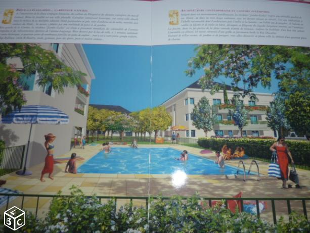 Appartement F3 dans résidence privée avec piscine