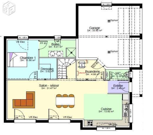 , Maison neuve 203 m² - 4 ch. + garages