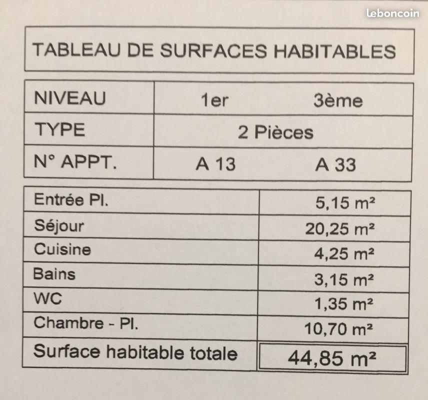 2 pièces récent situé au Plessis Trévise (94420)