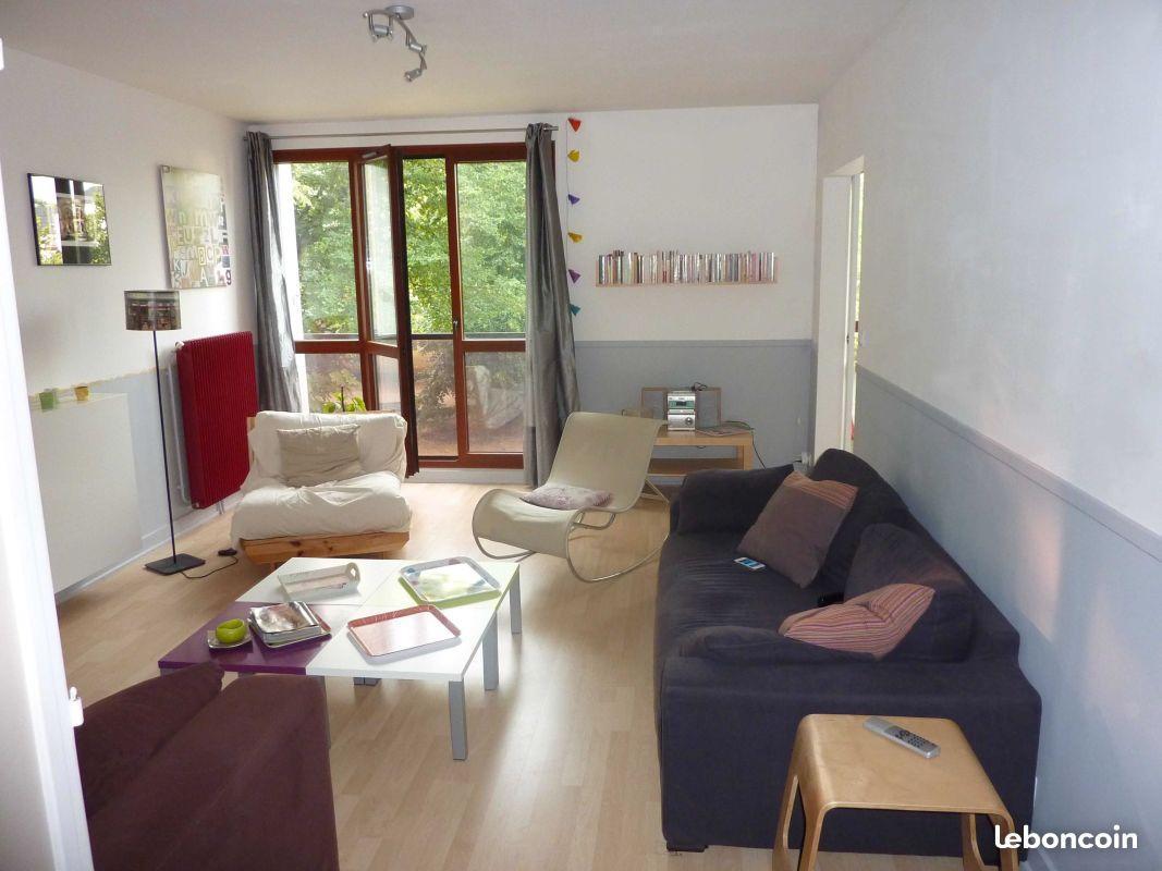 Appartement 74m2, 2 chambres, St-Marceau