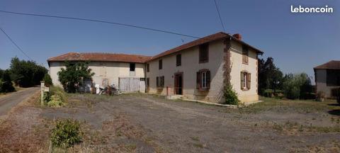 Ferme gasconne 5 pieces / terrain arboré