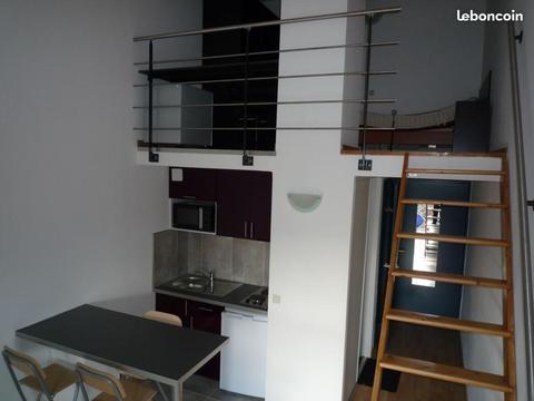 Studio meublé de 27 m2 avec mezzanine