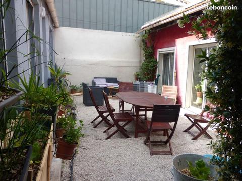 Maison+jardin calme à 10mn de la plaine coloc a 6