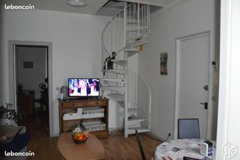 Belle chambre 17 m² dans duplex