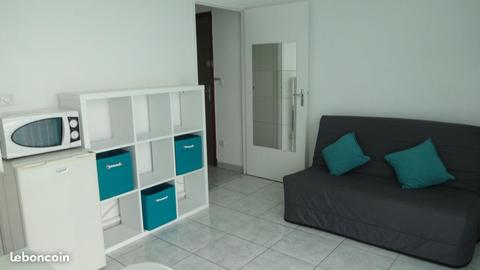 Studio meublé Rangueil 18m² refait neuf (face IUT)