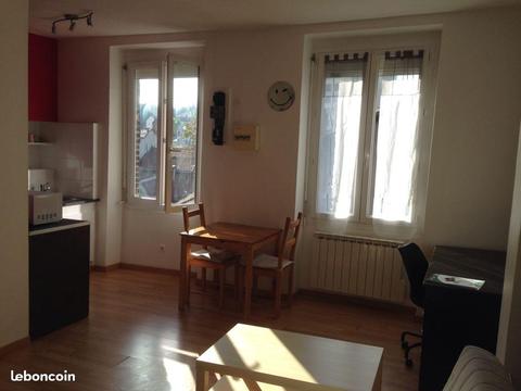 Studio meublé 25m2 proche place Bellevue