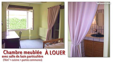 Chambre meublée pour étudiant