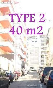 Type 2 Quartier Timone 40 M2 avec balcon