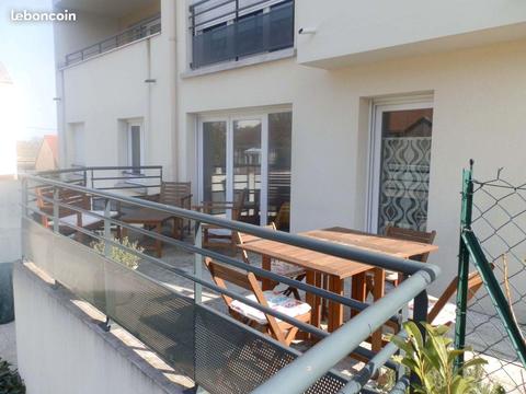 F2 49 m² + terrasse 28 m² + parking