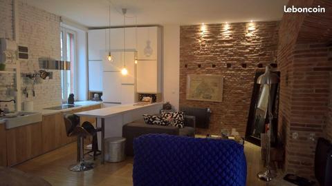 Appartement T3 meublé vue Garonne
