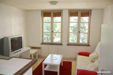 Studio meublé 22m², Parc de l'Hôtel de Ville