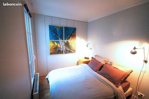 Propose chambre meublée dans appartement T3 centr