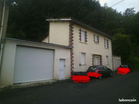 Maison 2 appartements + grand garage