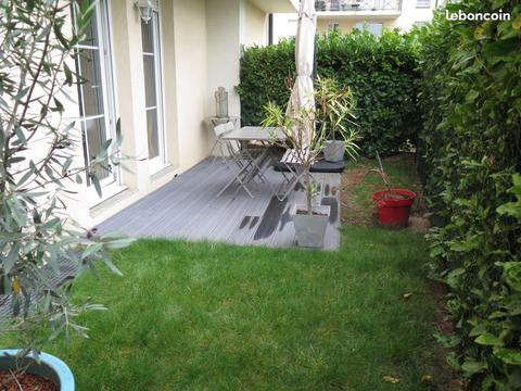 Appartement T3 75m2 en rez de jardin-place Wilson