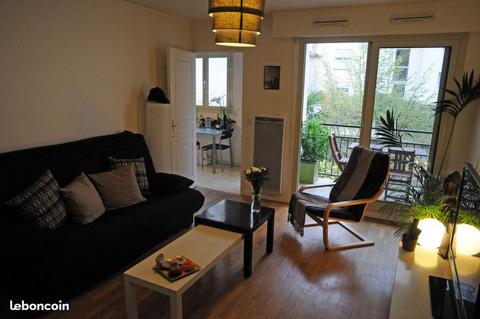 Deux pièces calme, immeuble récent