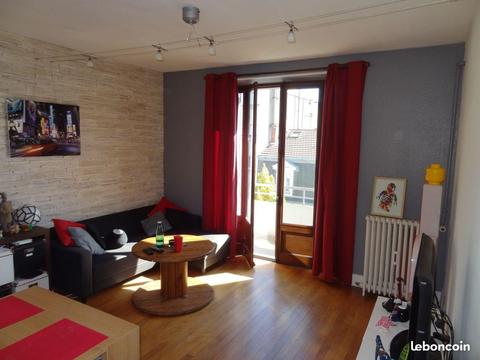 Appartement T2, 53m², dernier étage