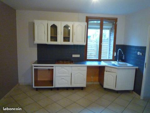 Maison type 3 à Crépy (10 km de Laon) 60 m2