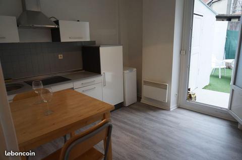 T2 meublé 40m² + terrasse 18m². Quartier Estacade