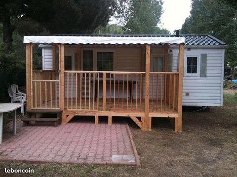 Mobile home sur camping à Vendres Plage