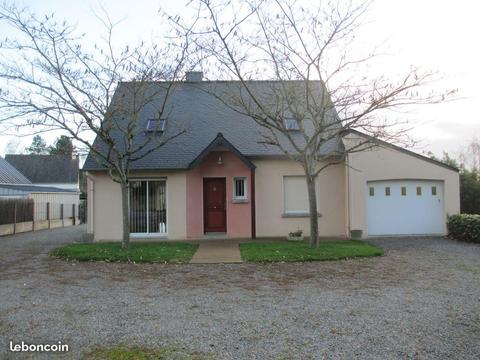 Maison lumineuse 100m², 7 pièces, axe Rennes-Redon